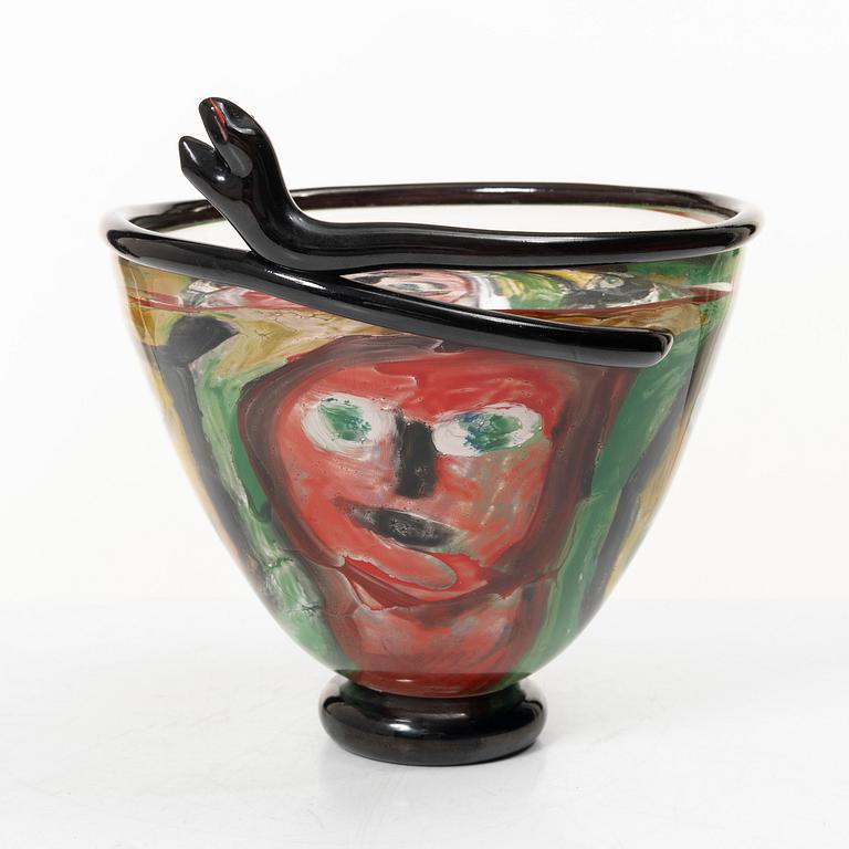 Ulrica Hydman-Vallien, a bowl, Kosta Boda.