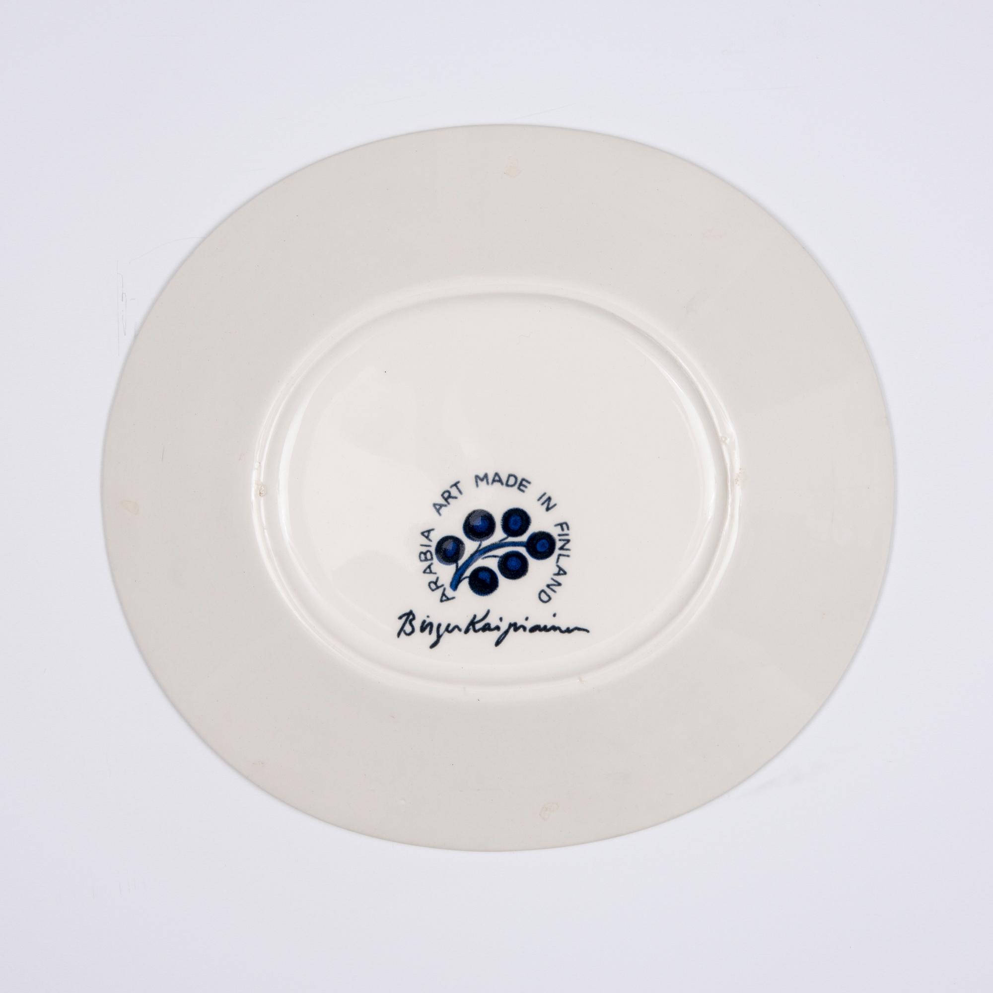 FAT, porslin, stämplad Birger Kaipiainen, Arabia art made in Finland.