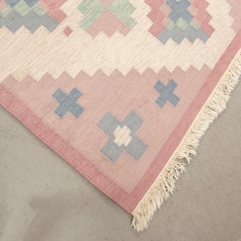 Rug, flat weave, approx. 238x168 cm.