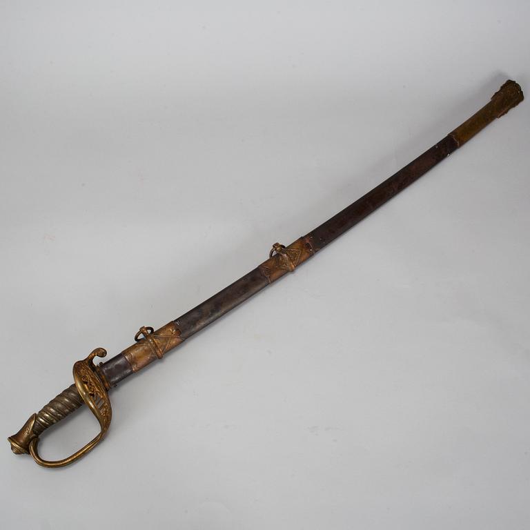 An american saber, second half of the 19th century.