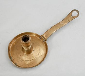 NATTLJUSSTAKE, mässing, 1700-tal.