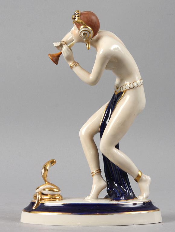 FIGURIN, porslin, Royal Dux, 1900-tal.