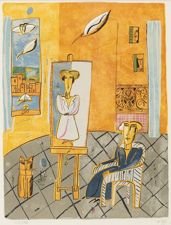 Madeleine Pyk, "I ateljén".