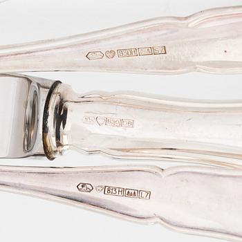 A 74-piece silver cutlery set, 'Chippendale', Kultakeskus, Hämeenlinna 1940-72.