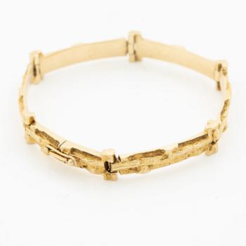 Björn Weckström, bracelet, "Tundra", 18K gold.