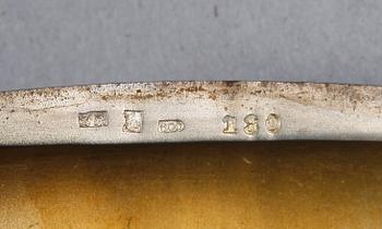 PARTI SILVER, 10 delar, bl a England och Finland, 1800/1900-tal.