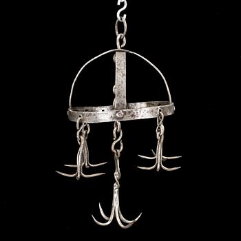 AN IRON MEAT HOOK, 18th century. - Bukowskis