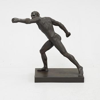 A bronze sculpture, after antique original, 20th century.