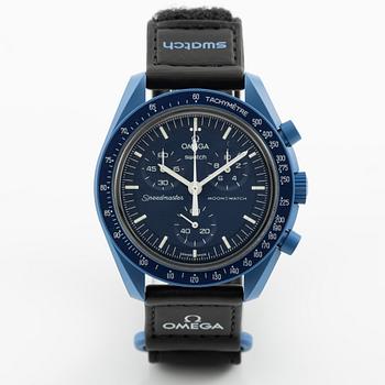 Omega/Swatch, MoonSwatch, "No Reserve", collection of 14 pcs, chronograph, wristwatches, 42 mm.