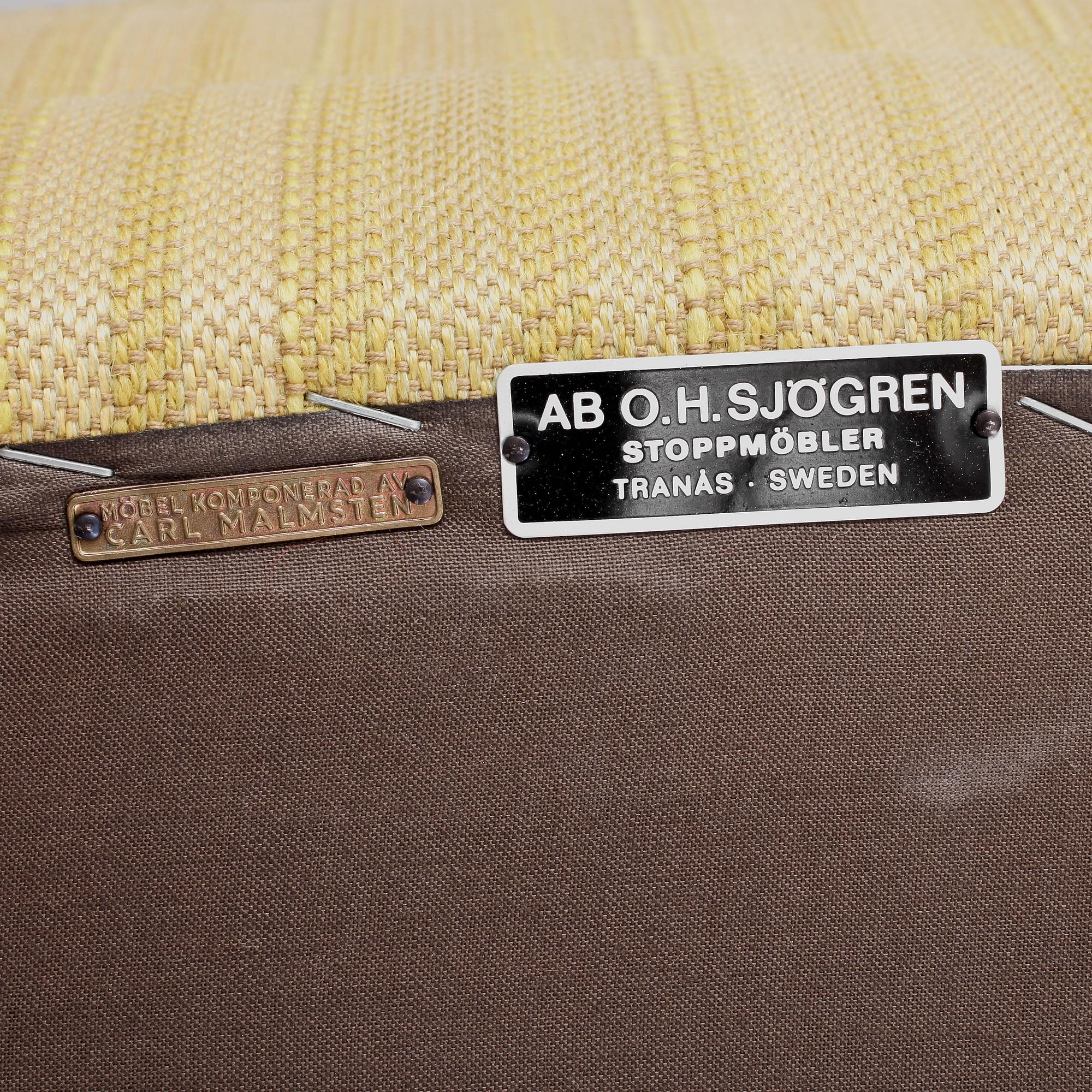 FÅTÖLJ, "Hemmakväll", Carl Malmsten, omkring 1900-talets mitt.