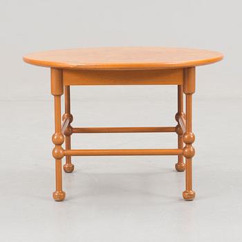 Josef Frank, a mahogany and burrwood side table, Svenskt Tenn, model 1028.