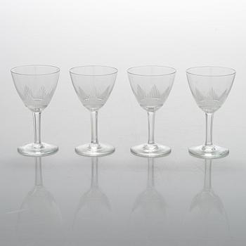 A 1940's  30-piece glassware, 'Marjatta' for Iittala.