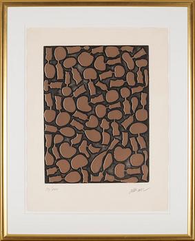 FERNANDEZ ARMAN, Etching and Aquatint, from portfolio "Bonjour Max Ernst". Signed an numbered 92/100.