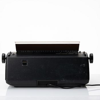 IBM Selectric Typewriter 670X and photograph of Lars Norén with typewriter by Mikael Jansson.