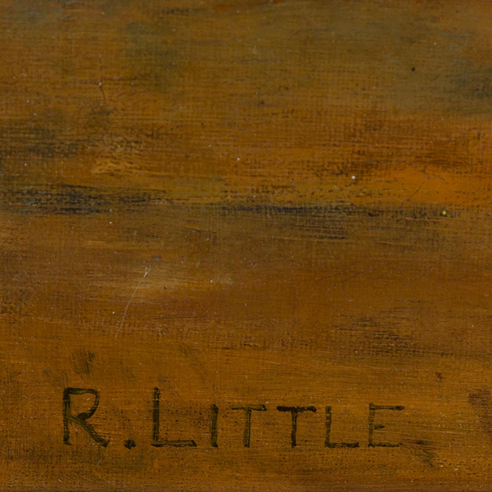 UNKNOWN ARTIST, 19th Century, oil on canvas, signed R. Little.