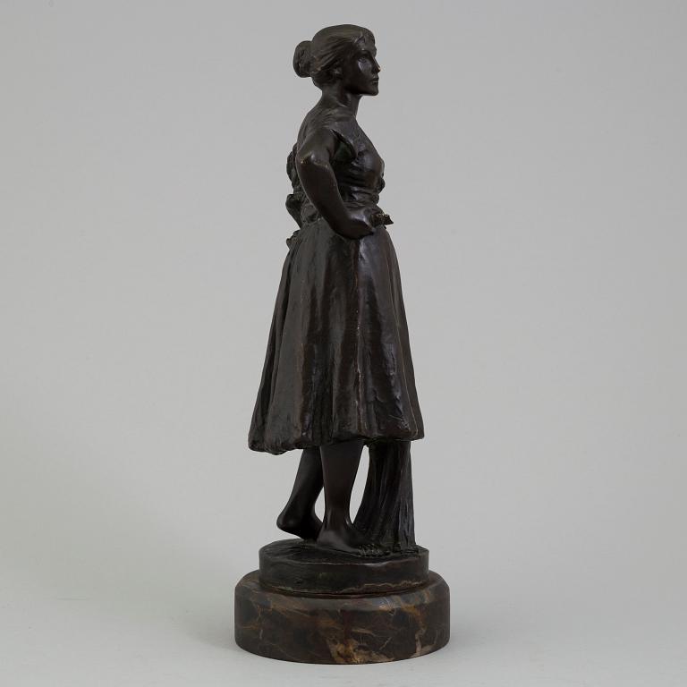 A SCULPTURE, after Max Valentin, signed M. Valentin,