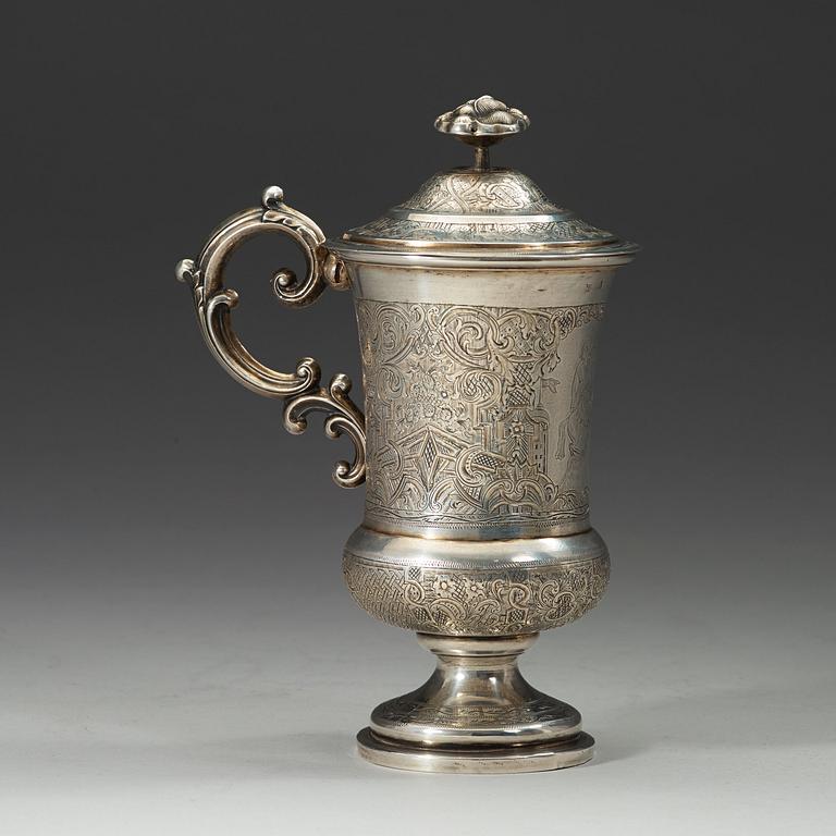 MUGG med lock, Moskva 1880-tal.