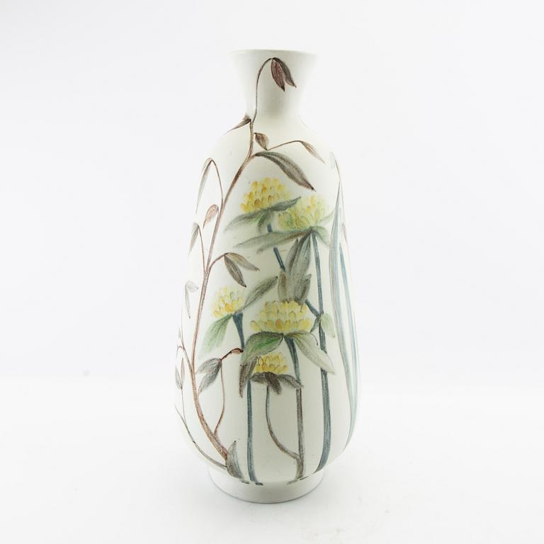 Carl-Harry Stålhane, vas samt skålfat Rörstrand 1900-talets mitt stengods.