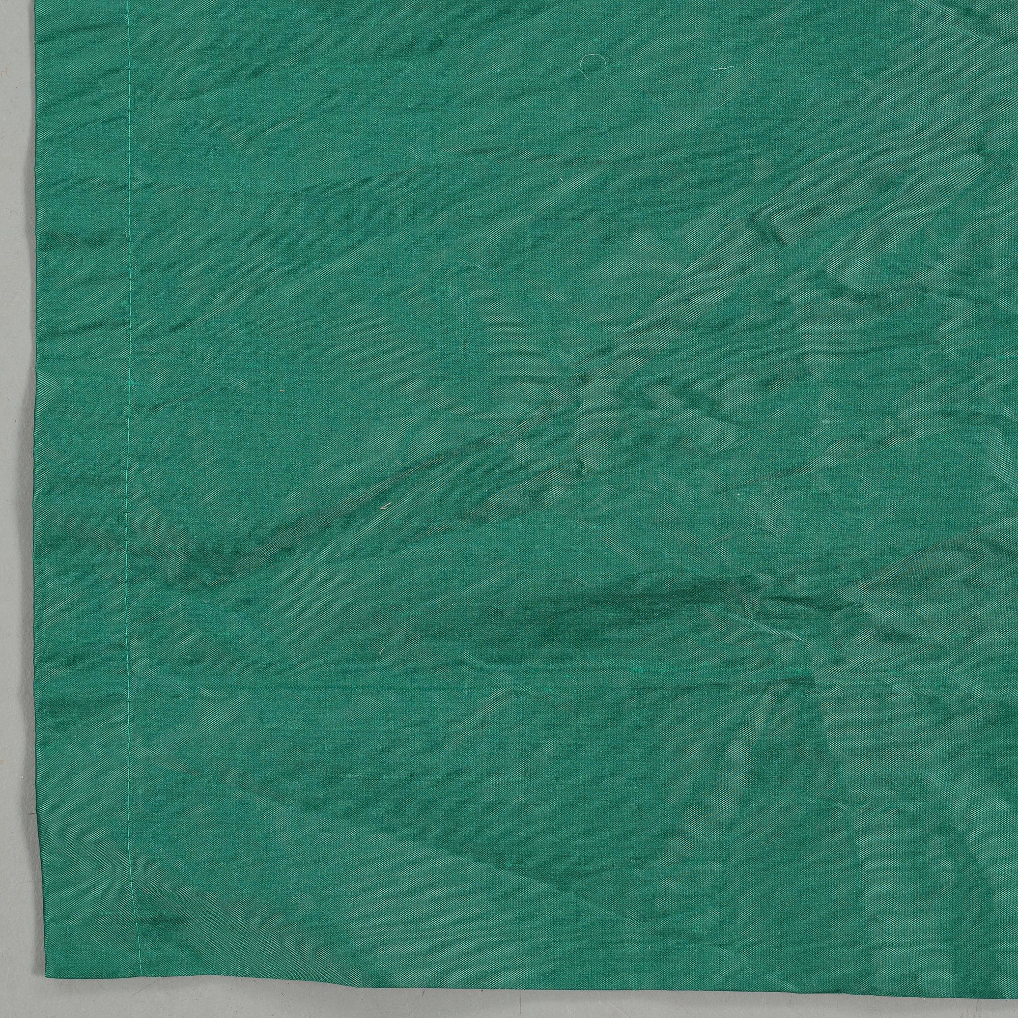 CURTAINS, 4 pcs., emerald green silk, ca 304 x 129 cm each, Svenskt Tenn, the second half of the 20th century.