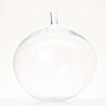 Ingeborg Lundin, vas, glas, "Äpplet", Orrefors, efter 1957.