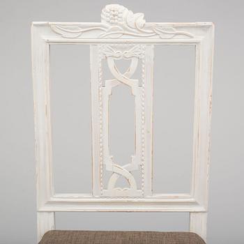 STOLAR, 6 stycken, gustaviansk stil, 1900-talets början.