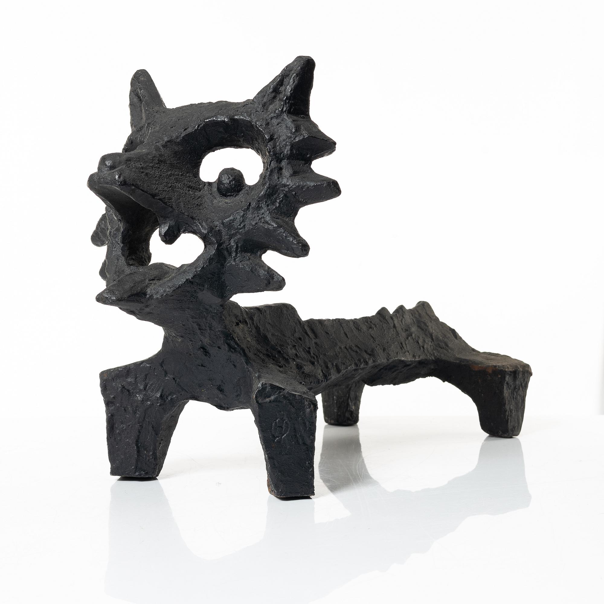 Olle Hermansson, eldhund, "Räven", Husqvarna.