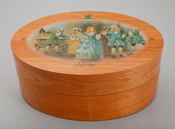 CHAMPAGNESCHATULL, Champagne Brut Azur, 1900-talets andra hälft.