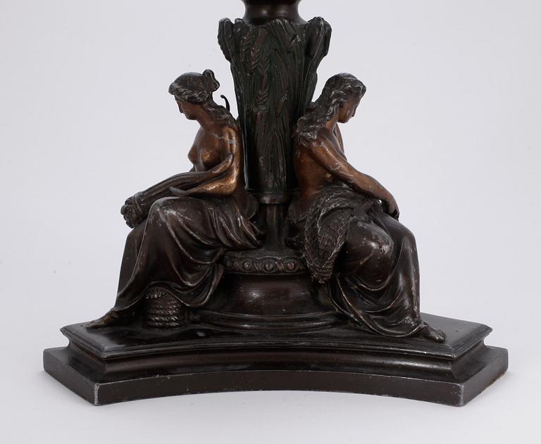 BORDSLAMPA, empire-stil, 1900-tal.