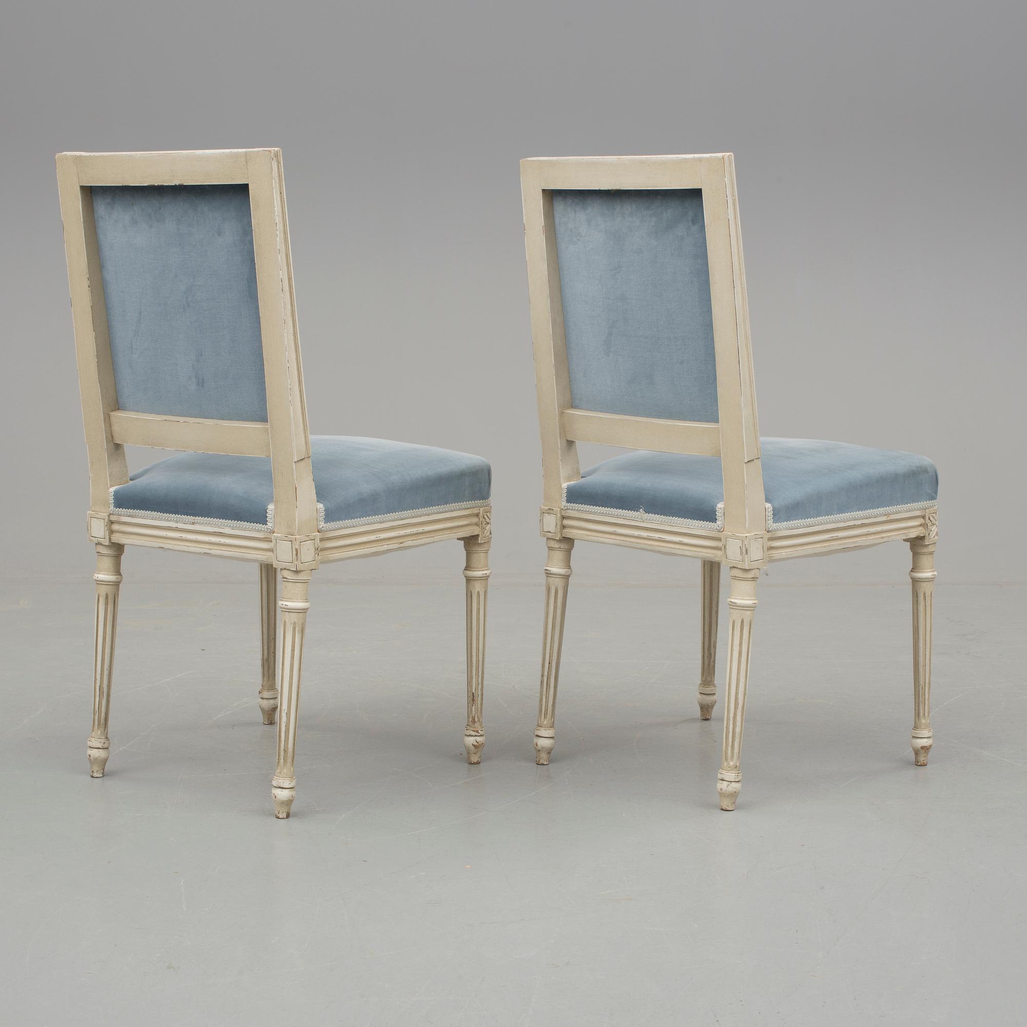 STOLAR, 24 st, Louis XVI-stil, 1900-talets andra hälft.