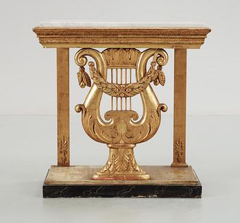 223. KONSOLBORD. Empire. Sverige, 1800-talets början.