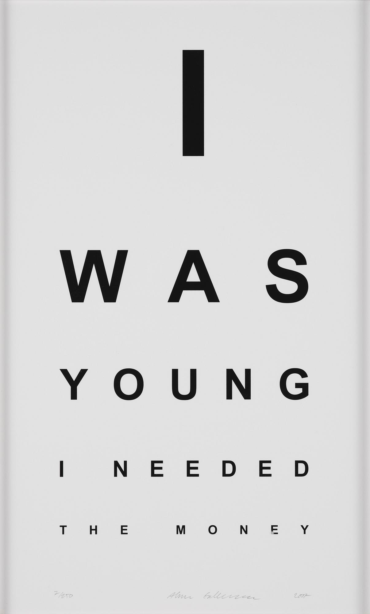 Allen Grubesic, "I was young I needed the money".