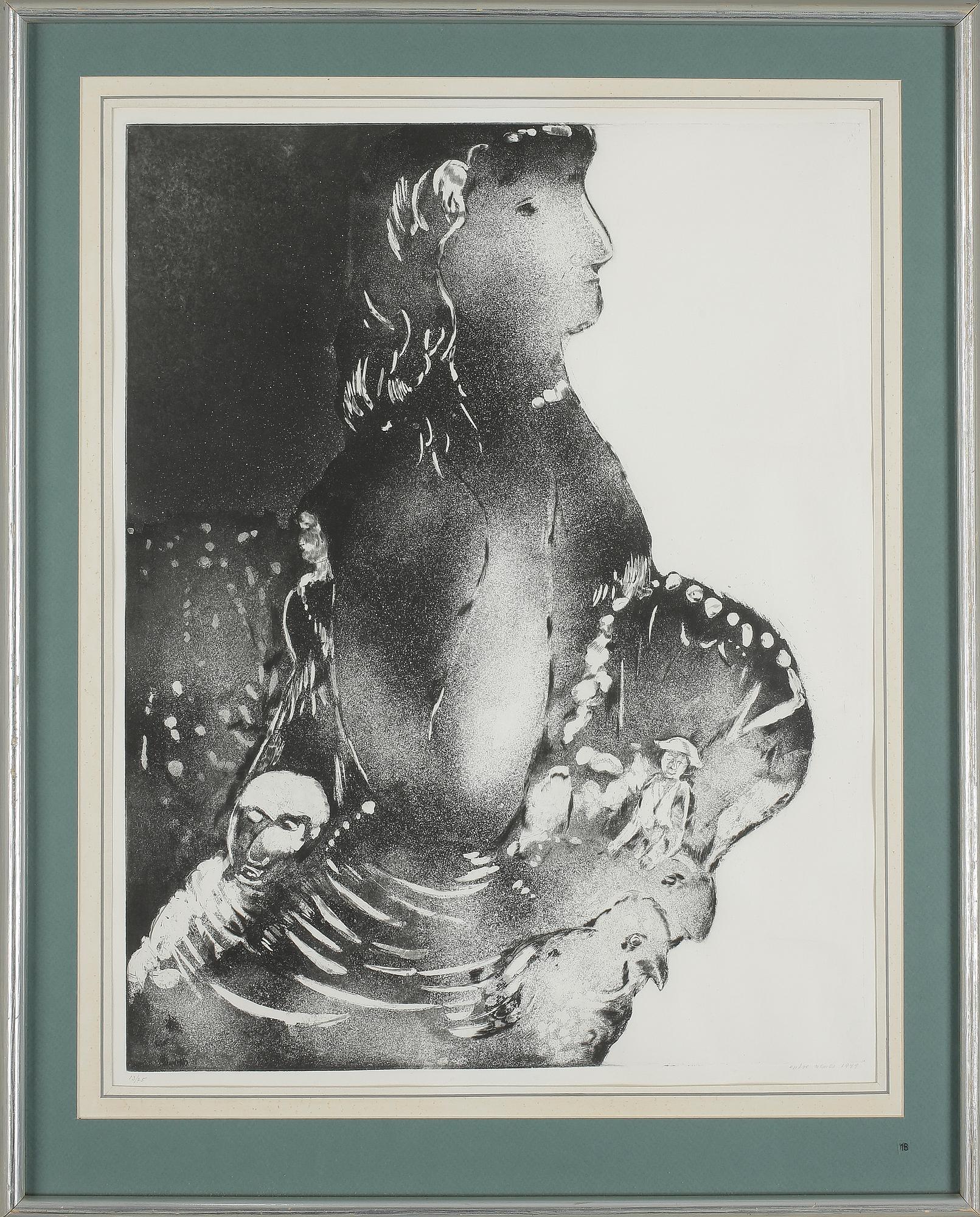 ENDRE NEMES, etsning, signerad och numrerad 13/25.