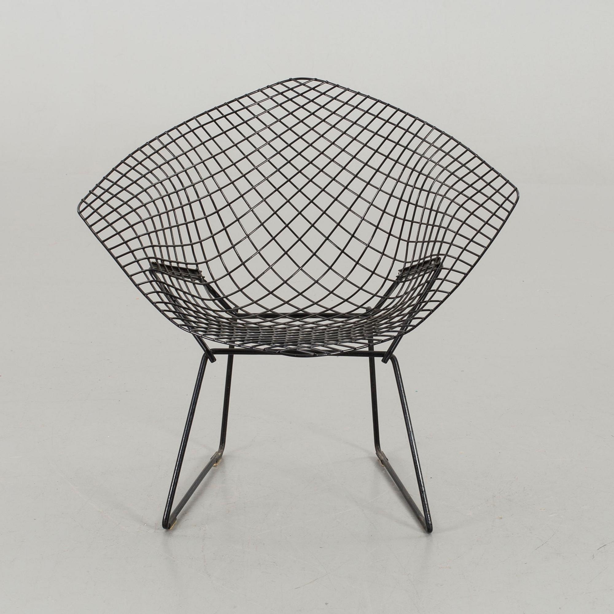 HARRY BERTOIA, STOL, "Diamond chair", 1900-talets andra hälft.