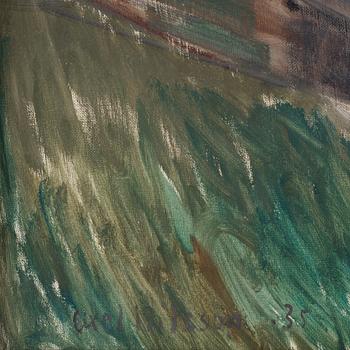 AXEL NILSSON, olja på duk, signerad och daterad -35.