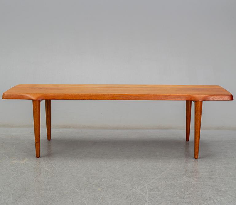 JOHN BONÉ, sofa table, Denmark. Second half of the 20th century. Signed.