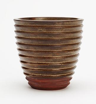 A Wilhelm Kåge stoneware 'Farsta' vase, Gustavsberg Studio 1936.