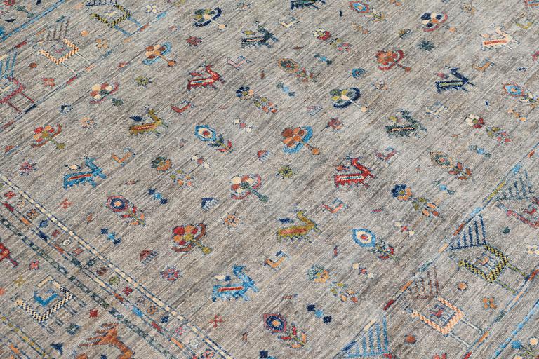 A carpet, oriental, ca 244 x 170 cm.
