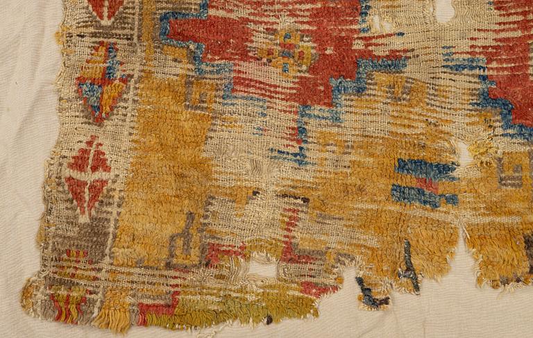 An 18th century Cappadocia 'Memling Gül" fragment, c. 67 x 45 cm.