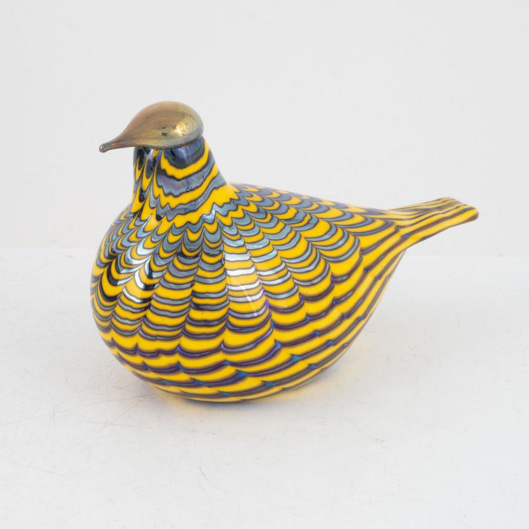 Oiva Toikka, a Yellow Grouse (Keltariekko) glass bird, Nuutajärvi, Notsjö, Finland, 2014-2017.