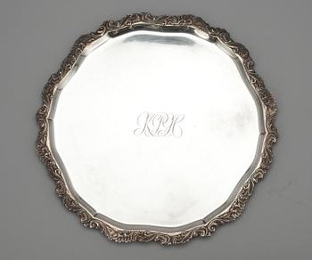 BRICKA, silver, Tavastehus, Finland 1956. Vikt 770 g.