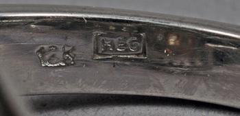 RING, vitguld 18 K med diamanter.