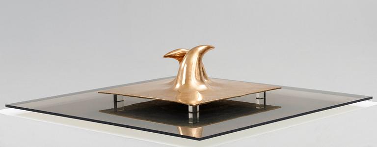 A Björn Weckström bronze sculpture, signed BW 71 1/1.