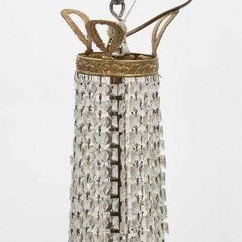 A chandelier, early 20th Century.