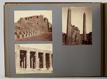 FOTOALBUM,   MEDELHAVSKRYSSNING 1905-06 MED KORVETTEN FREJA.