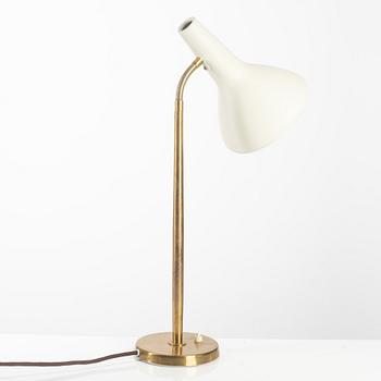 Harald Notini, bordslampa, modell "15708", Arvid Böhlmarks Lampfabrik, Stockholm 1950-tal.