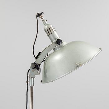 A German metal floor light from the mid 20th century.