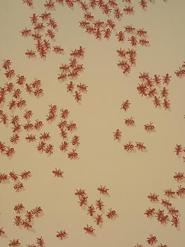 Ed Ruscha, "Red ants", from: "Insects".