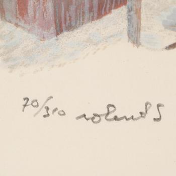 ROLAND SVENSSON, litografi, signerad och numrerad 70/310.