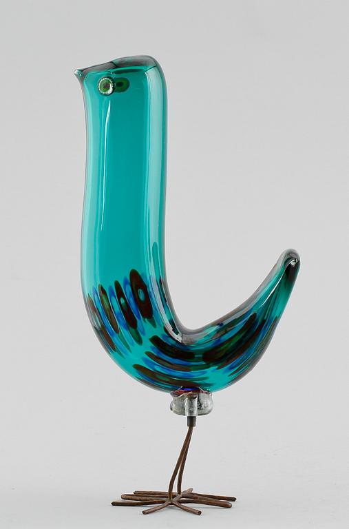 An Alessandro Pianon 'Pulcino' glass bird, Vistosi, Italy, 1960's.