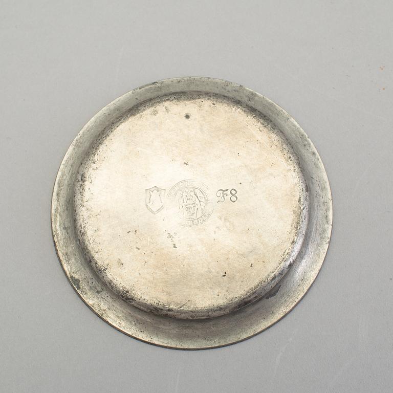 Five coasters, a vase, a bowl,  and an ashtray by Firma Svenskt Tenn first half of 20th centuty.